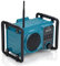 Work Radio DAB Radio Portable With Floodlight DAB Site Radio, Bluetooth Splash Proof Rechargeable FM Radio AUX IN, JobSite, Worksite Or Garden Radio