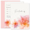 E&G Klasse 10x Einladungskarten mit Umschlägen Blumen Aquarell Pfingstrose Floral Rosa Geburtstag Hochzeit Party 10x15 cm Erwachsene Sommerparty