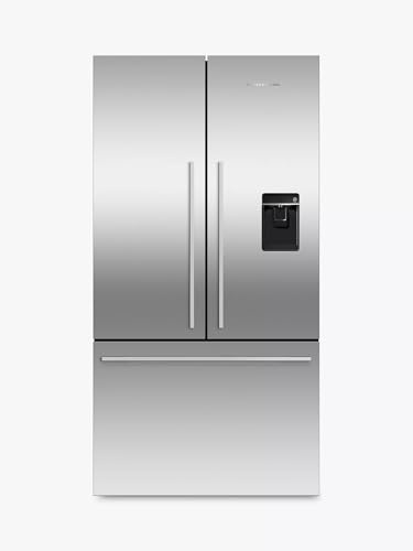 Fisher & Paykel Series 7 RF540ADUX6 Freestanding French Door American Style Fridge Freezer, 569L Capacity, Stainless Steel, Frost Free, ActiveSmart Cooling, E Rated