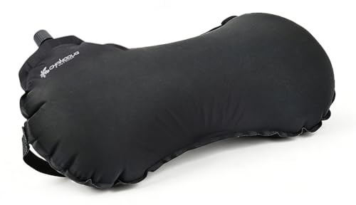 FARYODI Cojín lumbar inflable, portátil, cojín lumbar, cojín de espalda inferior, cojín de viaje, cojín de apoyo lumbar, cojín cervical para viajes en avión y coche