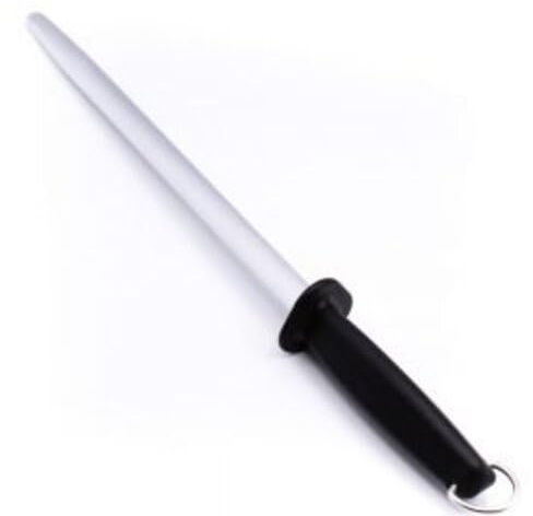 Affilatoio Acciaino Ovale cm 30 Grana standart Manico Nero