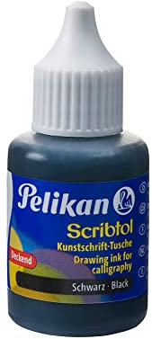 Pelikan Scribtol Kunststoff-Behälter, 30 ml, 1 Set, schwarz