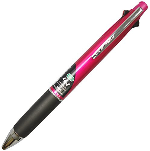 Uni Jetstream 0.5 mm Ballpoint Multi Pen and 0.5 mm Pencil, Pink Body (MSXE510005.13)
