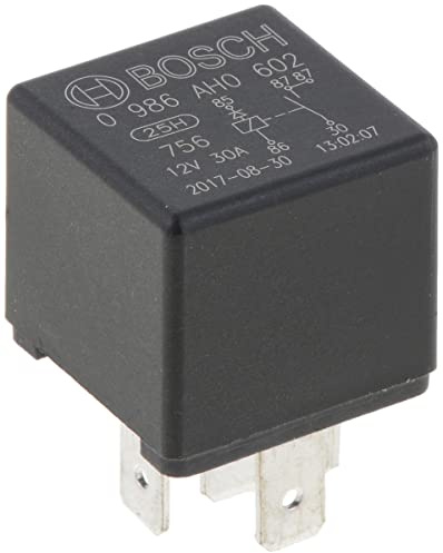 Bosch 0986Ah0602 Relais 12V 20A, 5 Terminaux, Ip5K4, Résistance aux Températures Allant de -40° C À 100° C