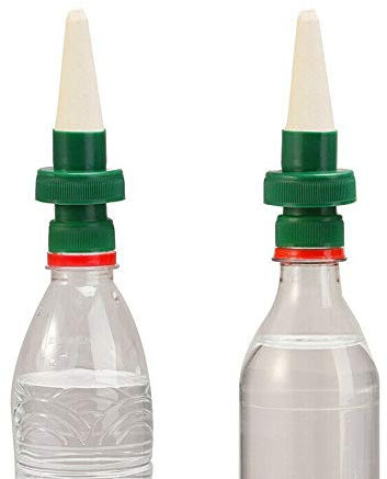 TF Automatisch Bewässerung Set 4 Stück Bewässerungssystem Garten zur Pflanzen Bewässerung Blumen Bewässerung Zimmerpflanze Bewässerung Ideal Wasserversorgung Während Ihrem Urlaub