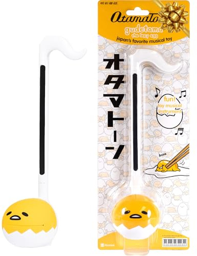 Otamatone Sanrio (Gudetama) - Divertente strumento musicale sintetizzatore elettronico di Maywa Denki (licenza ufficiale) [include foglio di canzoni e istruzioni in inglese]