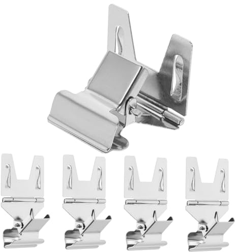 AUTSUPPL 25pièces Porte-étiquettes Métal Pour Supermarché Clips De Prix Pratiques Pour Affichage De Produits Support Publicitaire Réutilisable Pour Magasins Et Expositions