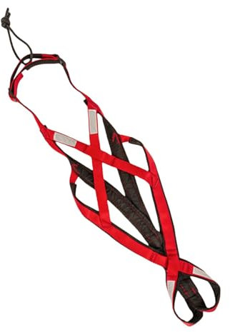 Schlittenhundegeschirr, Zuggeschirr für Hunde - Hundezuggeschirr für Hundeschlitten - Schlitten-Zuggurt mit reflektierendem Riemen für Gewichtheben, Canicross, Ski-Jöring