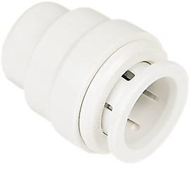 John Guest Speedfit 15mm Stop Ends - (Pack of 2X PSE4615W)