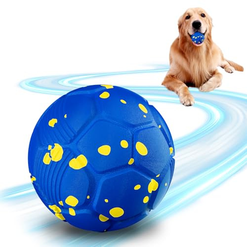 Supore Balle Chien Qui Bouge Toute Seule Roulante, Bleu