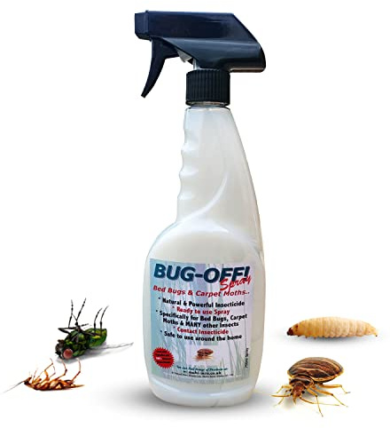 Multi-Mite® Bug-Off! 500ml All Mite Kill - Bed Bug, Carpet Moth Ready to Use Pyrethrum Spray - 100% Natural Product