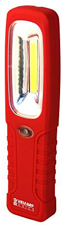 Velamp Gram Torcia da ispezione LED 200 lm – Lampada da Lavoro Ispezione Ricaricabile, Gancio e Magnete Integrati, Design Compatto, ideale per officina, campeggio, emergenza