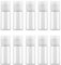 12Pcs 20ml Clear Plastic Empty Travel Bottles Container with Flip Cap Refillable Toiletry Bottles Containers Cosmetic Sample Bottles for Shampoo Body Wash Lotion Essential Oil