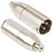 JOMLEY Adattatore TS Mono a XLR: 1/4 di Pollice Maschio/Femmina, 3-Pin XLR Maschio