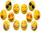 CRSUSUKJ Beach Balls von 12 Pack, Strandball, Wasserball Aufblasbar,12 Aufblasbare Schwimmbad Beach Balls, Strandthema für Party Favors Spielen.