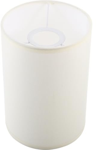 ABOOFAN Pantalla De Tambor Cilíndrico E27 Pantallas De Lámpara De Lino Natural Pantallas De Tela Cubiertas De Pantalla Para Lámpara De Mesa Lámpara De Noche Lámpara De Pie