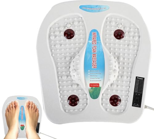 Masajeador de pies,Masajeador de pies eléctrico, Masajeador Relajante de Pies, Masajeador relajante de pies con calor, máquina eléctrica de masaje de pies, función de calor incorporada