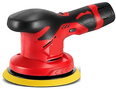 Pulidora, Pulidora de coche inalámbrica de 12V, ajuste de 6 velocidades, máquina pulidora de coche inalámbrica de doble acción eléctrica y herramientas eléctricas de encerado