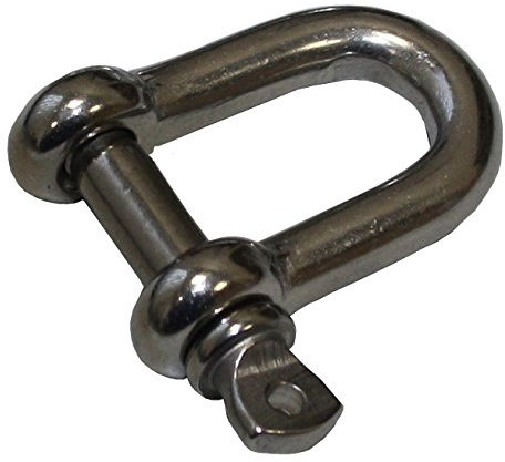 Dresselhaus 0/4631/001/5,0/ / /77 Schäkel, gerade Form geschmiedet mit Kragenbolzen, 5, galv. verzinkt, 20 Stück