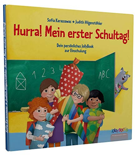 Personalisiertes Kinderbuch: Hurra! Mein erster Schultag! - das ideale Geschenk zur Einschulung - Persönliches Geschenk