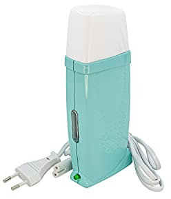 EpilWax - Depiladora Royal 35 W Calentador de cera para cera de depilación profesional 100 ml con bandas de depilación – Dispositivo de depilación calienta cartucho cera recargable (Royal Turquesa)