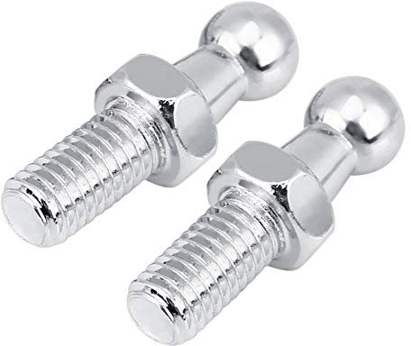 Perno de bola, 2 piezas Perno de bola de acero inoxidable para coche M8 para puntales de gas Capo con extremo de bola