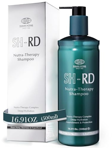 SH-RD Nährendes Shampoo für geschädigtes & trockenes Haar | Tiefenreparatur & Schutz gegen Haarbruch | Haarshampoo für die Pflege nach Dauerwelle | mit Protein, Aminosäuren, Rosmarin - 500ml