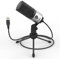 FIFINE Mikrofon PC USB, Microphone für MAC PS4 PS5, Podcast Mikrofon mit Ständer, Studioqualität Aufnahme kondensator-Mikrofone - Silber