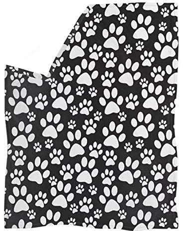 STUOARTE Coperta calda in flanella morbida e calda per letto, soffice coperta in pile di corallo per bambini adulti, coperta da yoga singola per divano, regalo di festival, bianco e nero