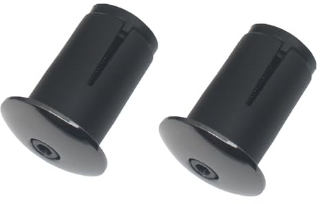 FDXGYH 1 Pairs Bike Handlebar Bar End Plugs Aluminum Alloy Road Bicycle Grip Expanding Adjustable Locking Caps Handlebar Bike Bar Ends