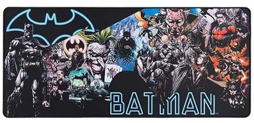 Subsonic DC Comics Batman XXLMauspad 90 mm x 40 mm Geschenk Offiziell lizenzierte Batman Gaming DesktopMauspads