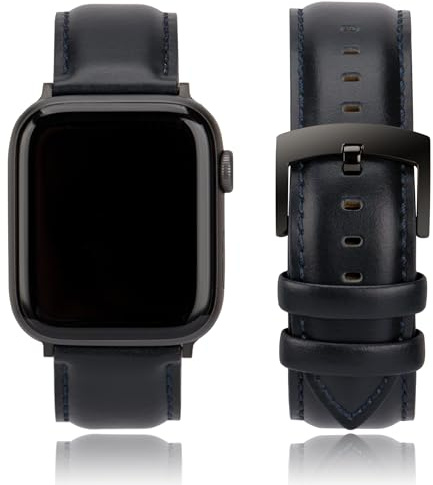 CORROPELLE Leder Uhrenarmbänder Kompatibel mit Apple Watch Armband 49mm 46mm 45mm 44mm 42mm Herren Damen, Eleganten Echte Leder Armband Ersatz für iWatch 11 10 9 8 7 6 5 4 3 2 1 Ultra3 2 1 SE3 2 1