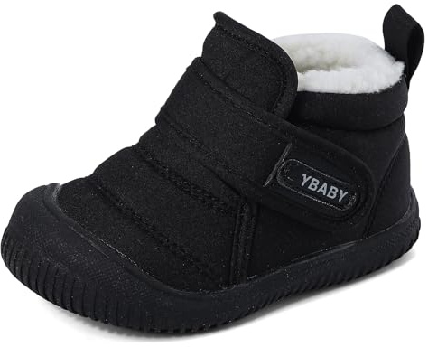 Cheerful Mario 1-5 Année Hiver Bottines Bebe Garçon Fille Chaud Chaussures | Doublure polaire épaisse, Premiers pas,Antidérapant,Pour les tout-petits,en saison froide