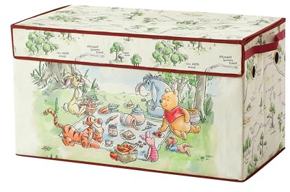 Idea Nuova Disney Winnie the Pooh Collapsible Storage Trunk, Durable with Soft Lid, 28.5x14.5x16