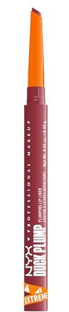 NYX Professional Makeup Plumping Lip Liner, Lip Liner, Up To 10 HR Wear, Matte Finish, Duck Plump, Flirty Flip