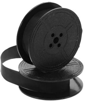 URPIZY färgband för skrivmaskin i svart, 10 x 5 x 1,5 cm, hög densitet bandkärnkonstruktion för ca 5 000 tecken, tyst tryck, för 12–15 mm breda skrivmaskiner från Underwood