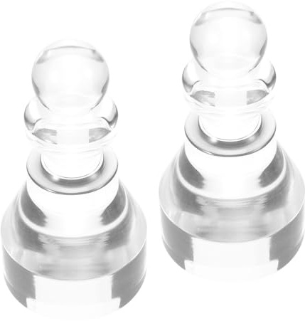 TOYANDONA Marqueur de Roulette en Acrylique Transparent Élégant, Lot de 2 Pièces, Compatible Universellement, Facile à Nettoyer, pour Compétitions Professionnelles et Tables de Poker
