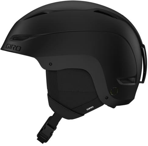 Giro Ratio Ski Helmet - Snowboard Helmet for Men, Women & Youth - Matte Black - Size L (59–62.5cm)