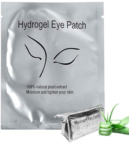 Qleng Eye Pads Lash Extensions Kit, 110 Pairs Hydrogel Patch Gel Pad Beauty Makeup Tool for Under Eyes Eyelash Extension