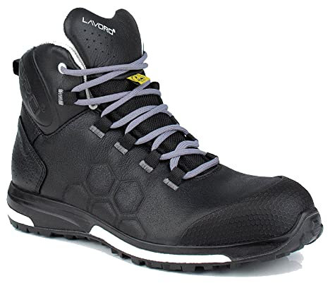 Lavoro 1004.00 TT Range Kenobi Men Metal Free Boot, ESD, CE, S3, HRO, SRC, Black, 3 Size