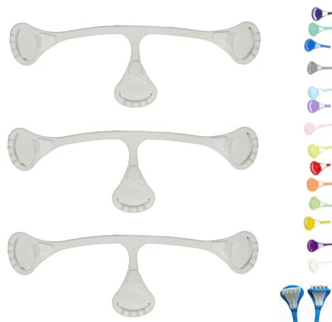 Snappi Windelklammer für Mullwindeln Stoffwindeln | 3er Pack | Große 1 (klein) (Weiß)
