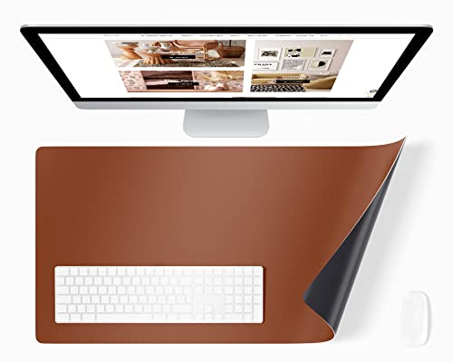 Panorama Alfombrilla Escritorio Camel 40x60 cm - Protector Mesa - Ideal para Teclado y Raton - Vade - Tapete - Desk Pad