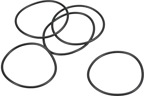 PATIKIL 25Stk Dichtungsringe O-Ringe Gummidichtung 38mm AD 35mm ID 1.5mm Dicke Nitrilgummi Unterlegscheibe Dichtungssatz Gummischeiben für Auto Klimaanlage Wasserhahn Rohr Schwarz