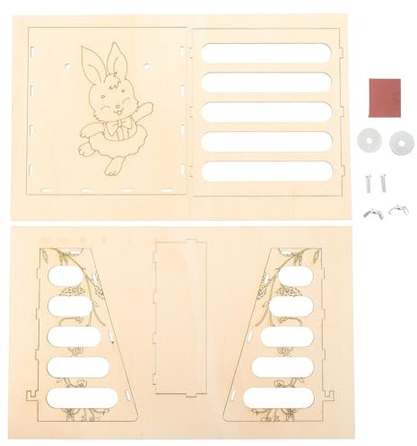 Beaupretty Futterspender Aus Holz Futterspender Heu-futterspender Geneigte Ebene für Kleintiere