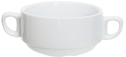 aro Tazón de sopa, porcelana, Ø 10.5 cm, 250 ml, 6 unidades, apto microondas, bol, cuenco, entrantes, tapas