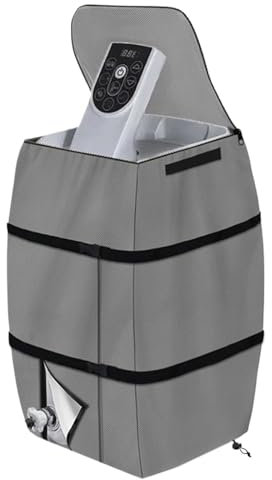 ZWCSHUU Water Heater Pump Cover 43x38x54cm Universal Inflatable Spa Water Heater Pump Cover For Hot Tub Heater Pump Pool Accessories(Gray)