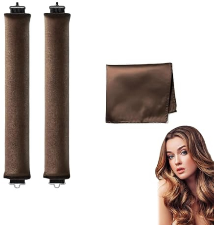 DHWEKU Set de 3 Pièces Rouleau à Cheveux Sans Chaleur Heatless Hair Curlers Boucles en Soie Ruban Bouclé Sans Chaleur Coiffure Bricolage Boucleurs Sans Chaleur pour le Sommeil