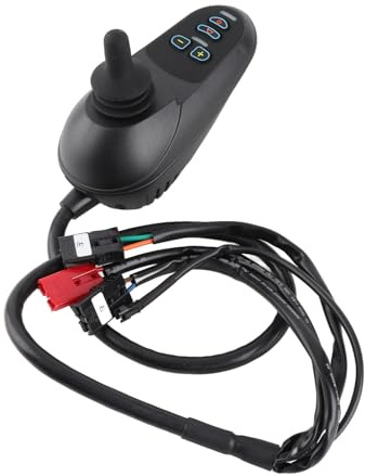 Asixxsix Wheelchair Joystick Controller, DC24V 45A High Sensitivity Electric Wheelchair Controller with Brake Function for Home