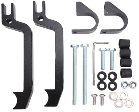 TKSE Handskydd monteringssats aluminiumlegering handskydd monteringsfästen förbättrad gasreglage hållbar konstruktion enkel installation för snöskoter ATV dirtbike