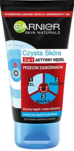 CZYSTA SKÓRA INTENSIVE WĘGIEL 3W1 ŻEL MYJĄCY DO TWARZY